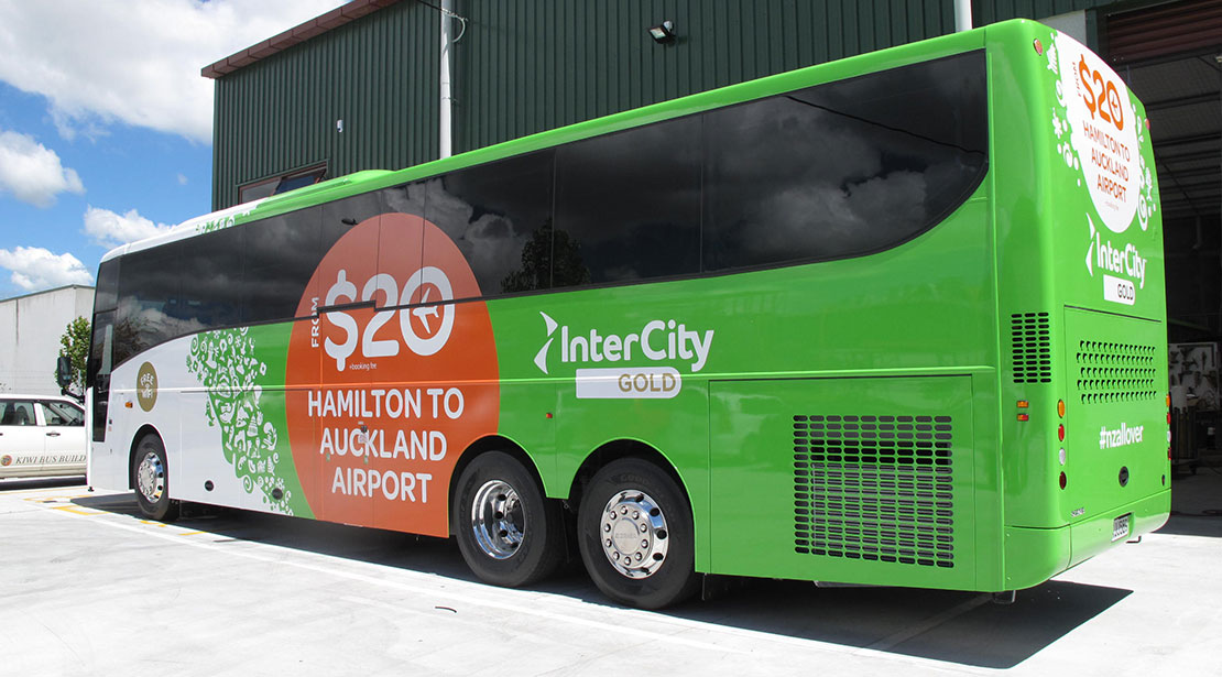 Intercity double decker bus