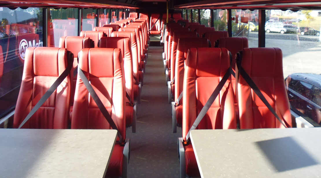 Interior Mana route bus