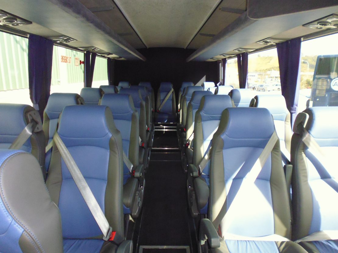 McConnell Executive seats bus interior