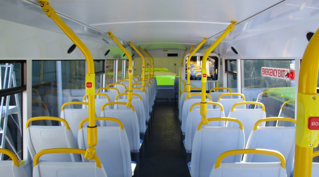 Electrc Bus Interior top deck