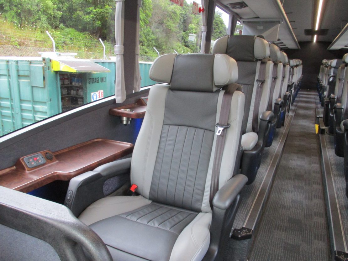 Coach bus seats